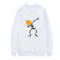Women's printed cotton crew neck top with long sleeves in multiple colours