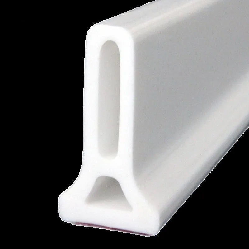 Flexible silicone bathroom water blocking strip for shower room floor dry wet separation