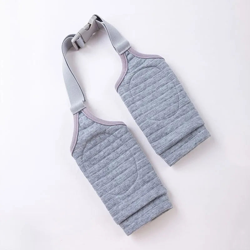 Adjustable dog knee protector with elbow padding and matching scarf in blue, grey or yellow colours