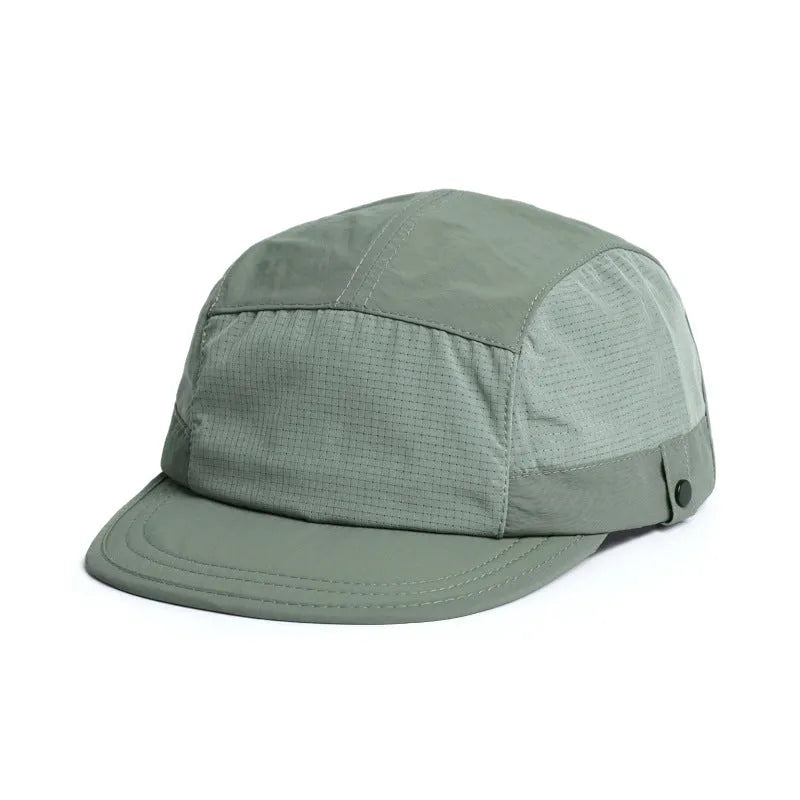 A breathable soft tongue cap in Army Green with a dome crown, shown on a white background.