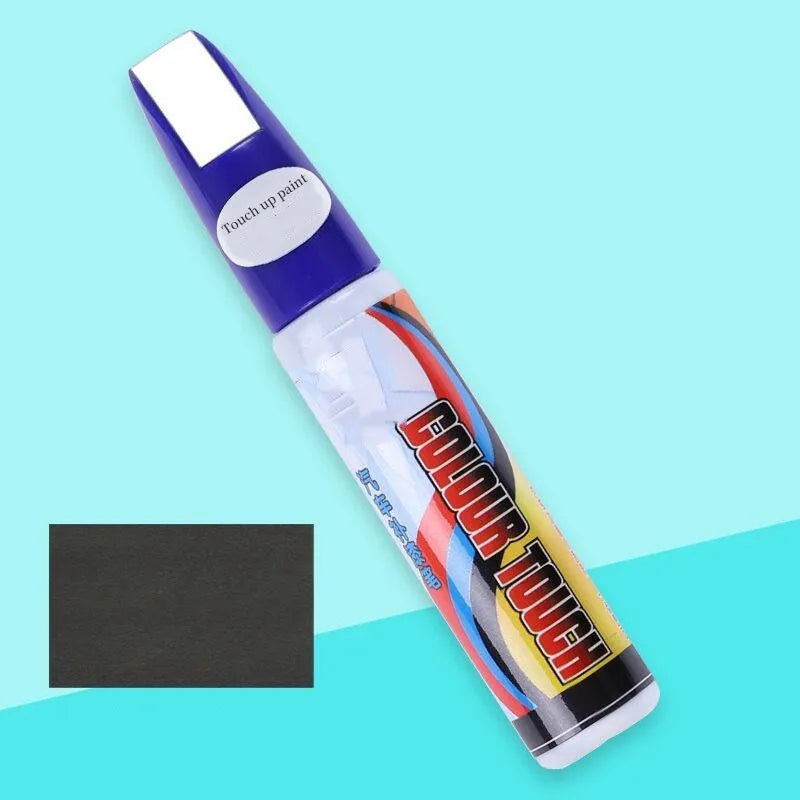 Automotive paint repair pen scratch repair fluid 4-piece set with touch-up pen, wax, sponge and sandpaper