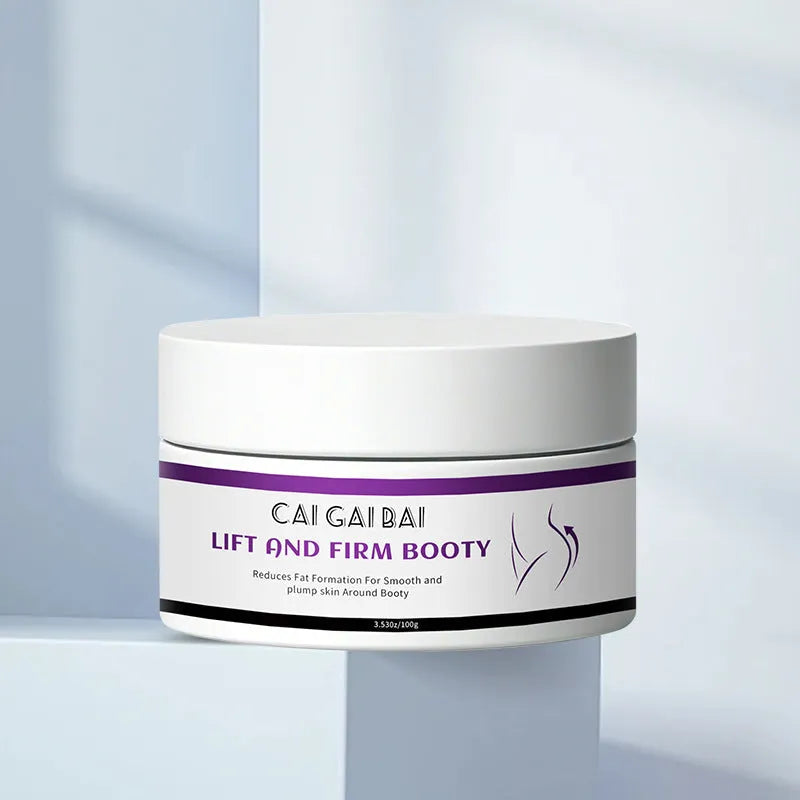 100g buttocks lifting cream container for home fitness toning with natural ingredients