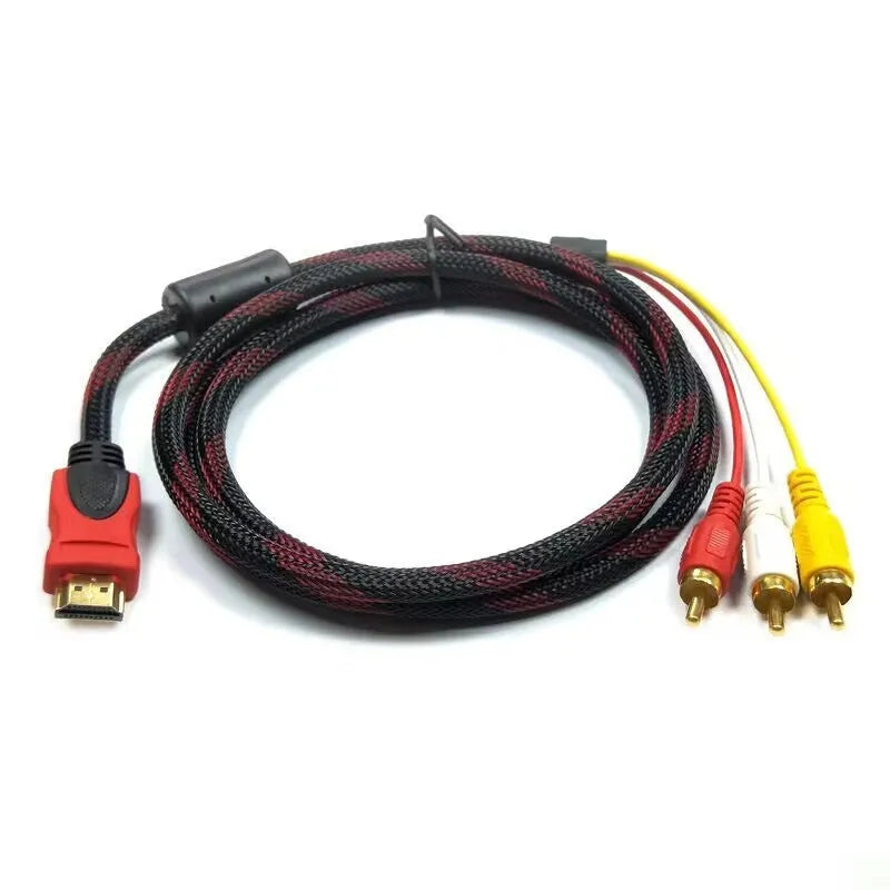 HDMI to AV15 M conversion cable 1.5 metre length alloy construction