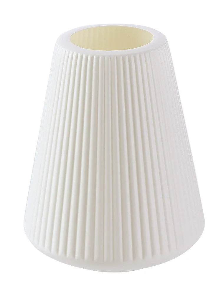 Melamine plastic decorative flower vase in blue, green, pink, or white colours, 16x20cm size