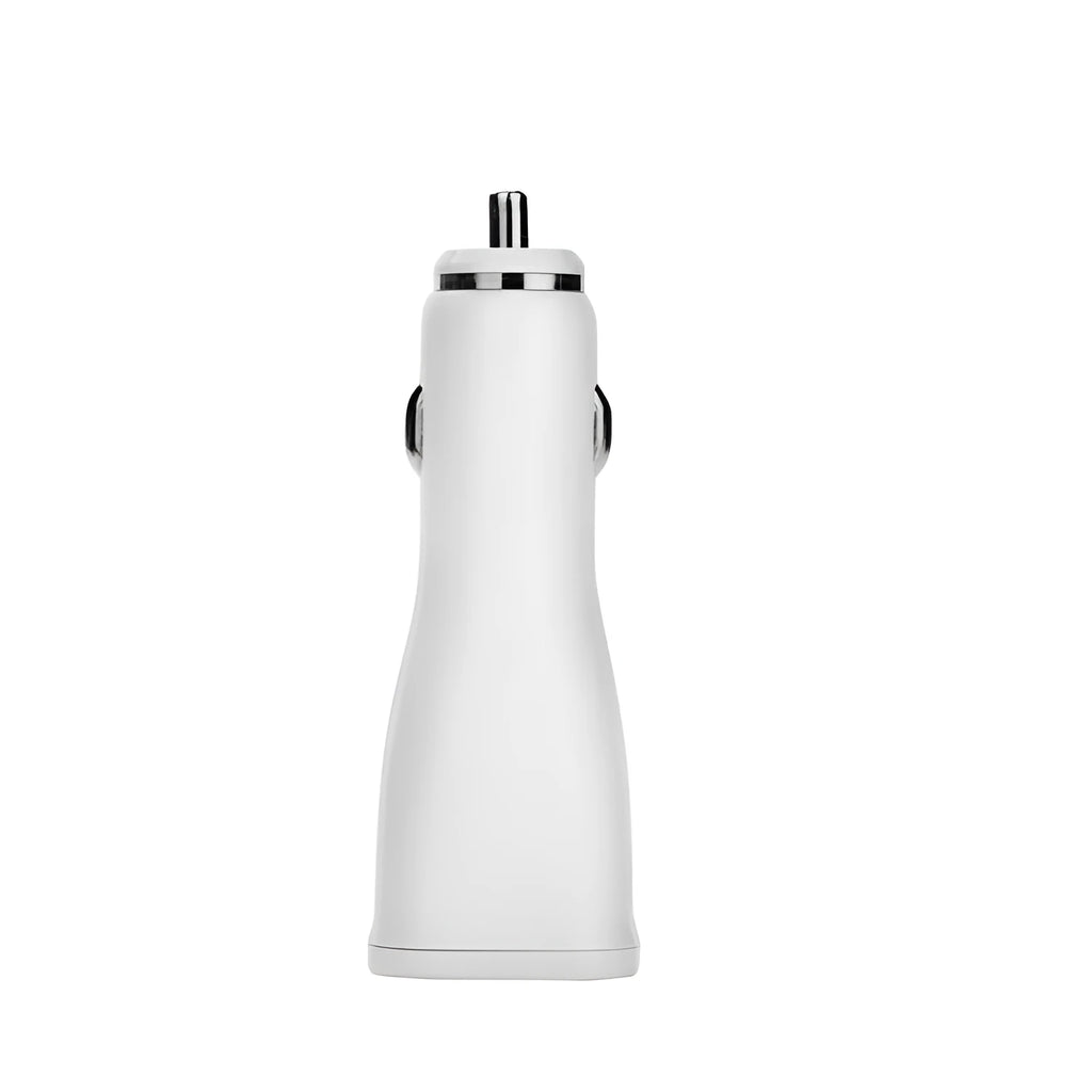 White QC30 single port USB car fast charger with QC2.0 certification
