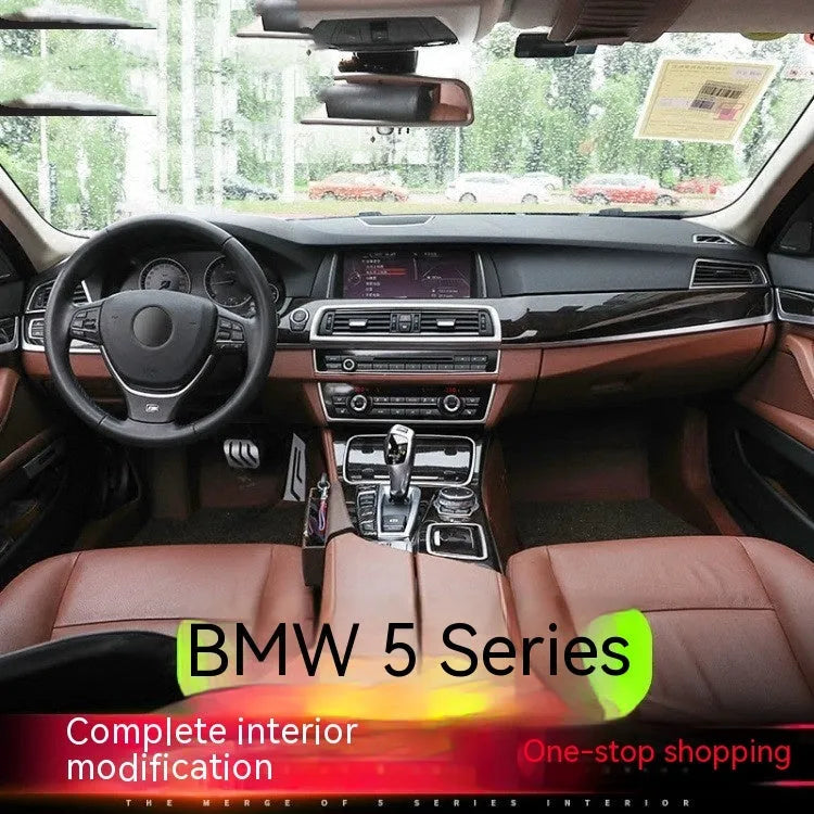 BMW 5 Series interior door handle decorative trim strips in colour-matched finish