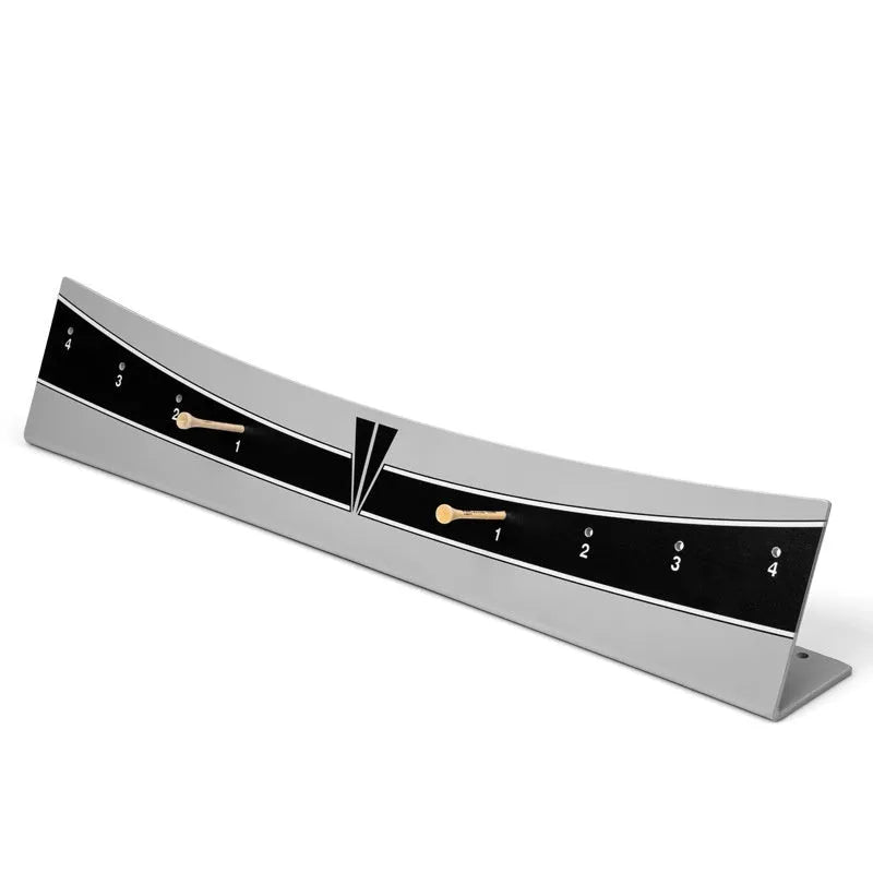 Golf putter trajectory balance simulator with adjustable push rod mechanism