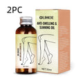 50ml bottle of cassia seed and capsaicin body massage essential oil for leg care