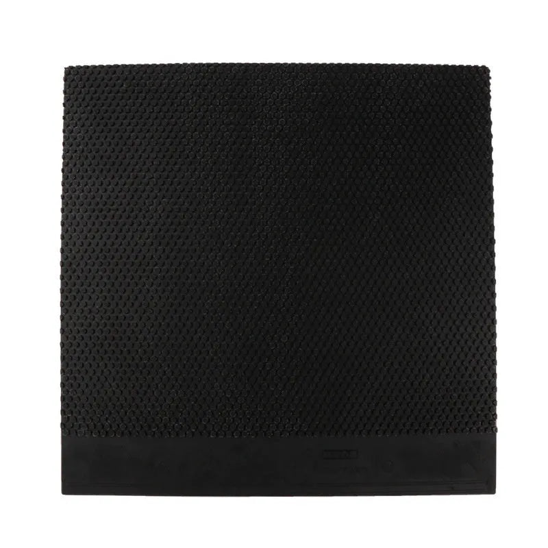 Table tennis rubber sheet with small particle surface in black and red colour options