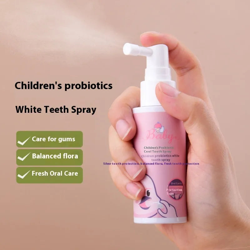 40ml children's probiotic oral spray bottle for white teeth and anticavity protection