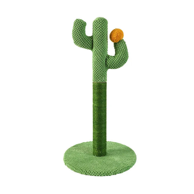 Masson cactus-themed cat scratching post and climbing pole with sisal surface