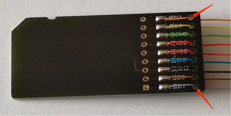Professional EMMC read and write tool for car audio host repair on BMW, Audi, Mercedes vehicles.