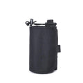 Outdoor adjustable bottle cover in black or khaki Oxford cloth with pu lining