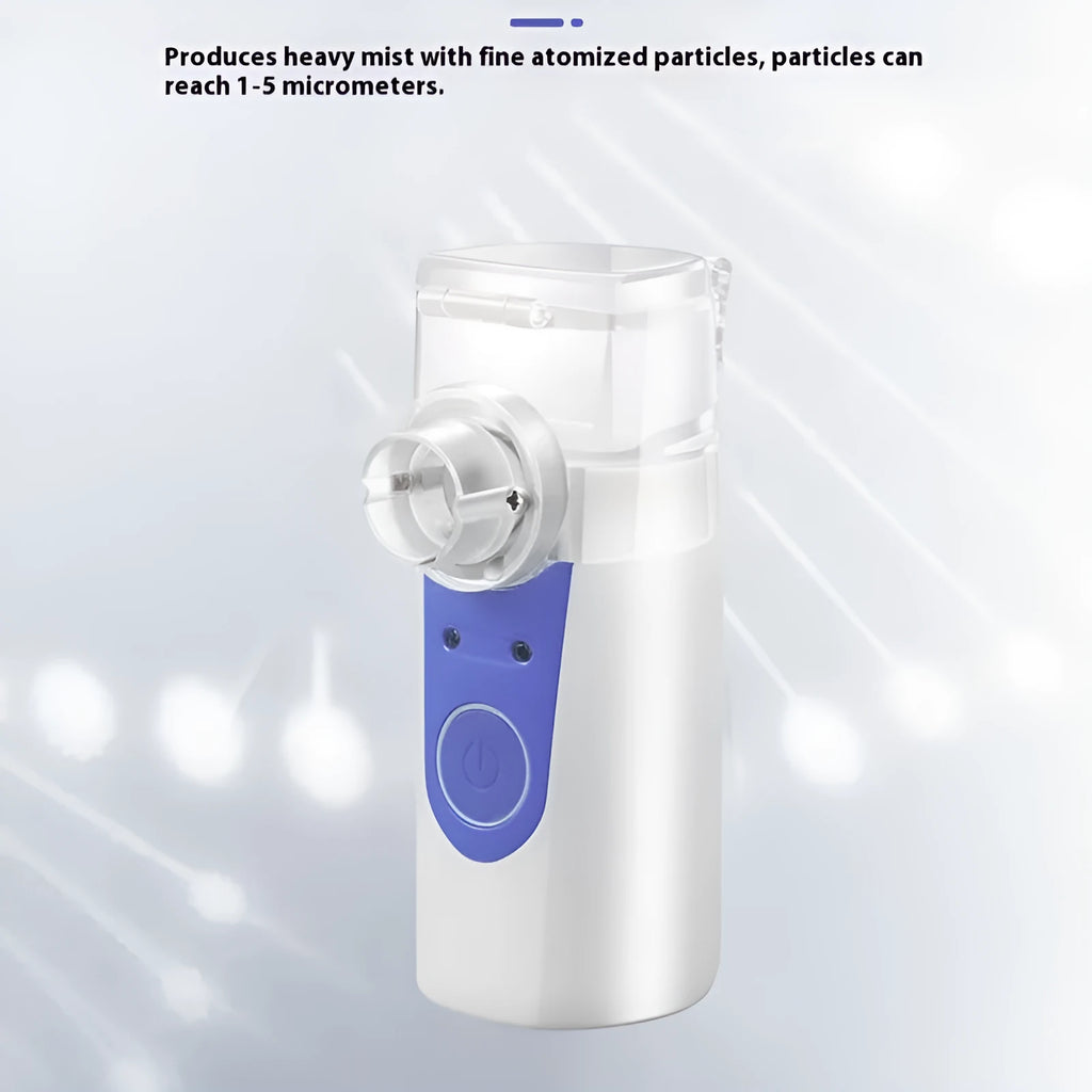 USB handheld nebuliser spray machine with columnar design for household use