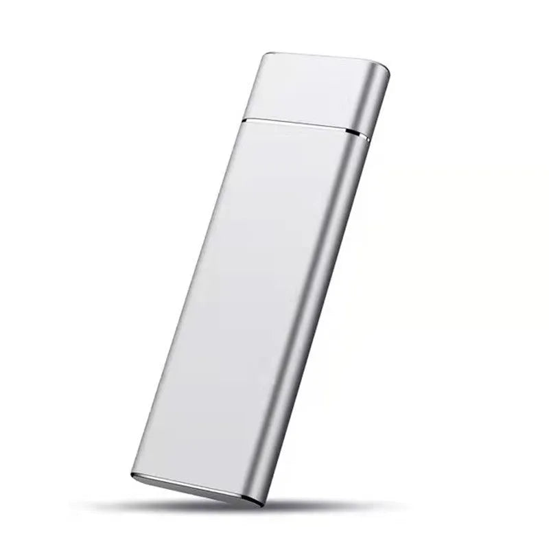6TB mobile hard disk external SSD storage device with metal shell in ultra-thin design showing colour options