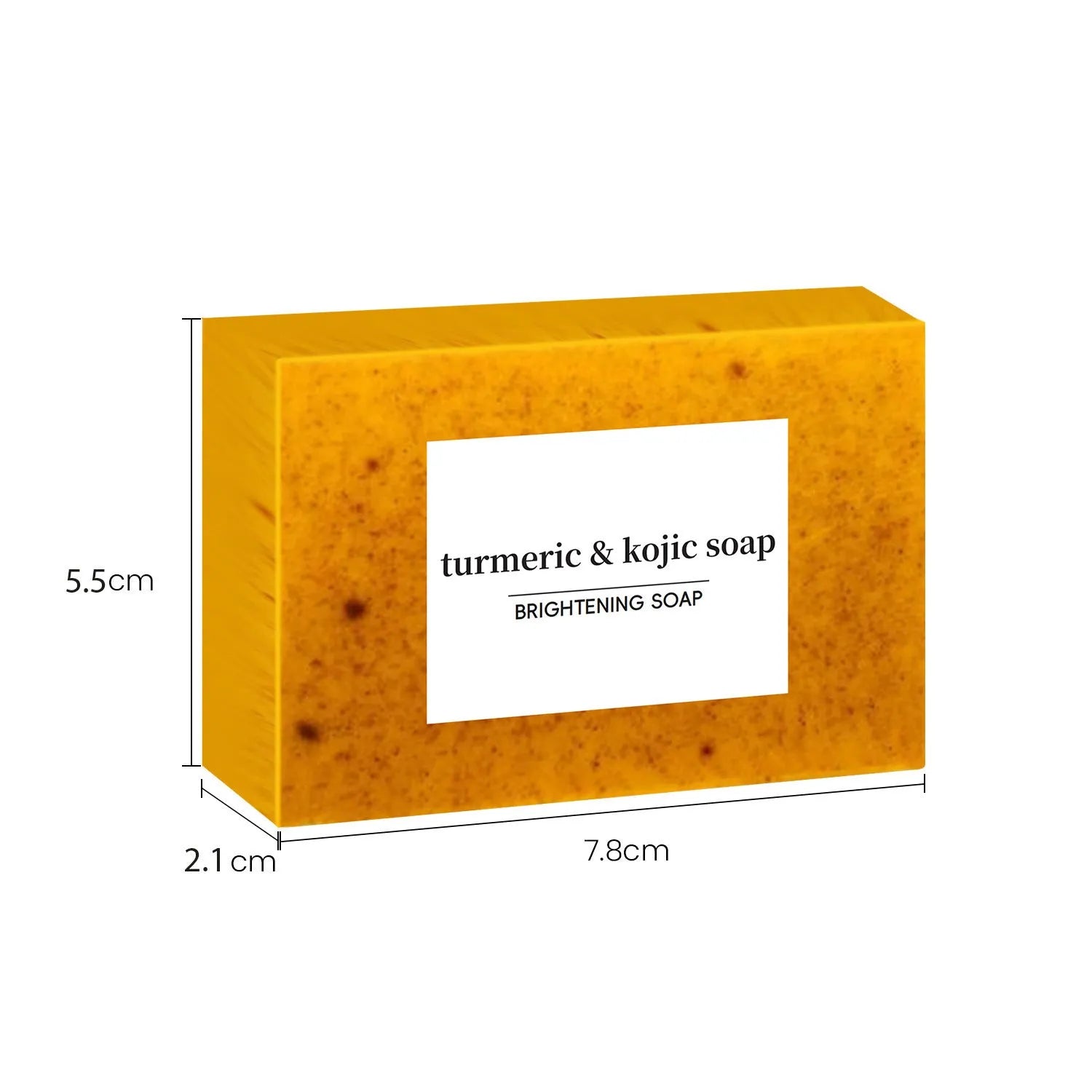 Turmeric facial cleansing pad set with 30 reusable pads, ginger soap and cleansing mousse components