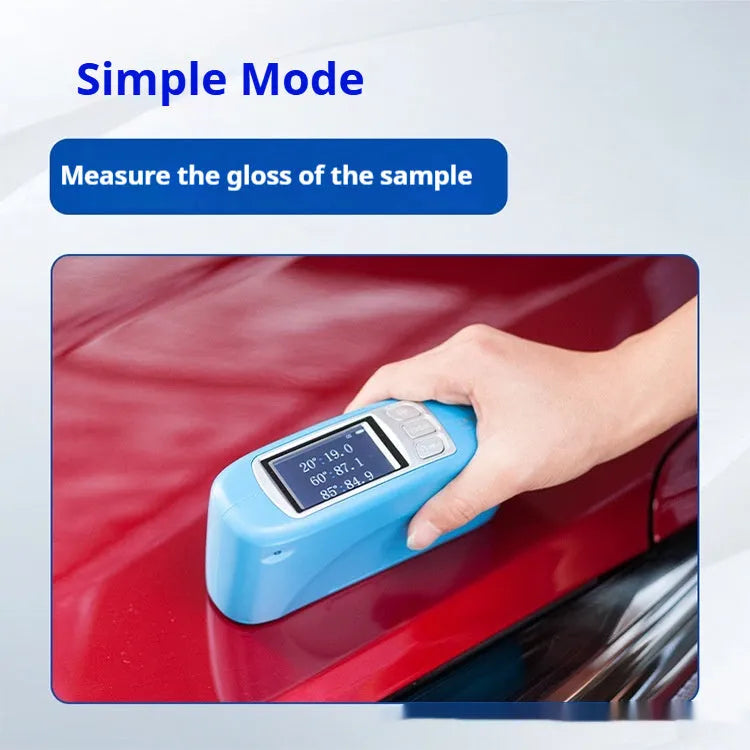 Ceramic brightness stone portable glossiness tester with digital display for surface measurement