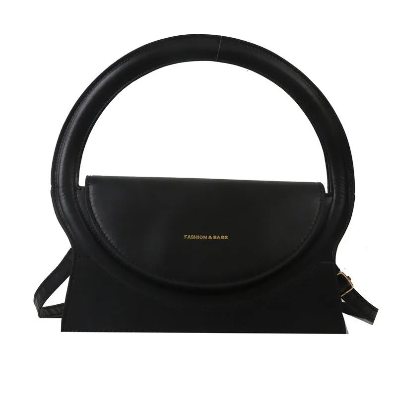 Horizontal square messenger bag in multiple colours with sandwich pocket design and stitching details
