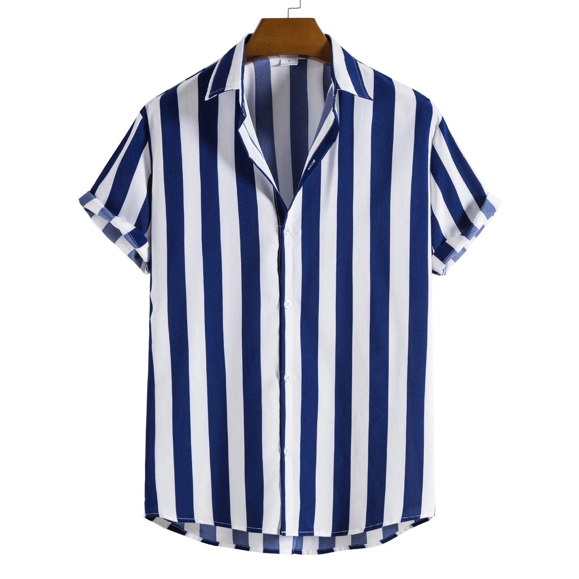 Cotton blend polo shirt with printed letter design in loose fit short sleeve style