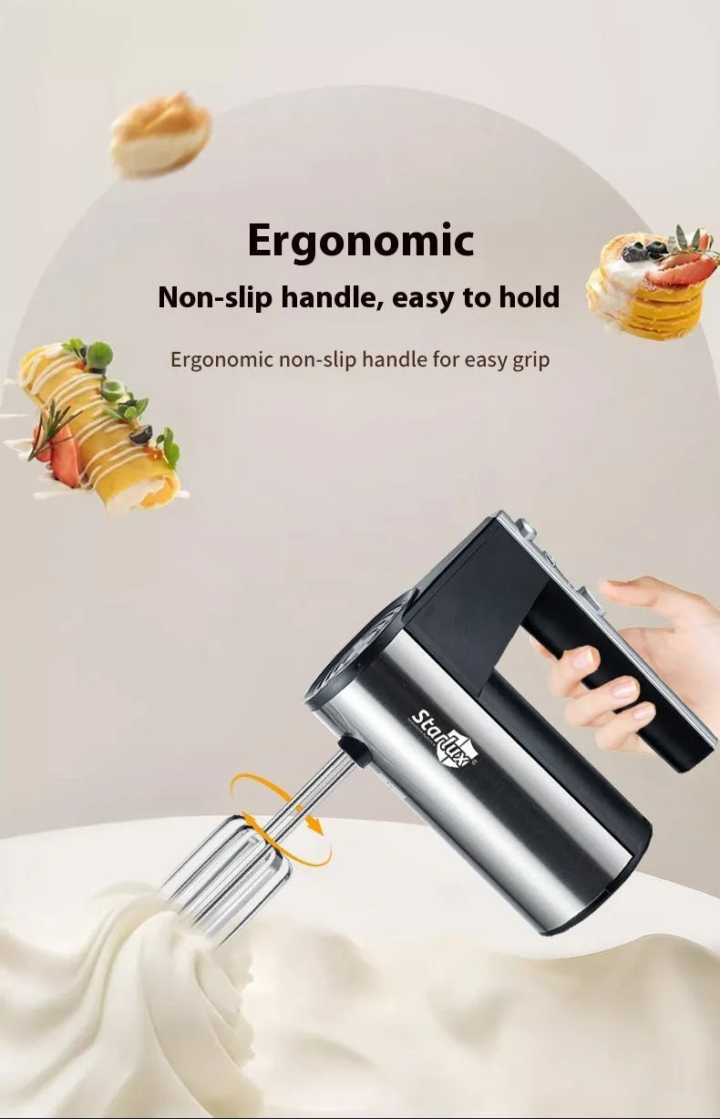SL-25209 colour household electric hand mixer with 5 speed settings for baking