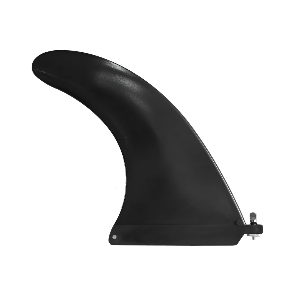 SUP paddle with large removable fish fins for stand-up paddleboarding