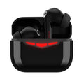 True wireless gaming Bluetooth headset with charging case and silicone earmuffs in four colour options