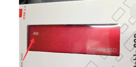 Mobile SSD expansion hard drive with metal casing in ultra-thin design showing capacity options