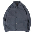 Men's thin single-layer polyester jacket in Korean style, shown in light gray colour.