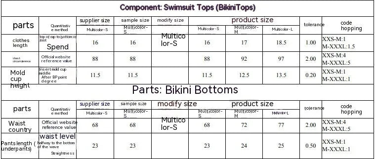 Women's separated swimwear printing bikini set with tube top and briefs