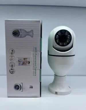 Wireless wifi bulb security camera with 1080p resolution and night vision