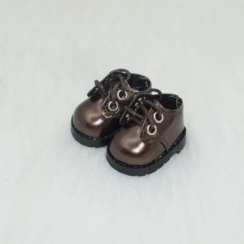 17CM doll replacement shoes in multiple styles including black boots and leather designs