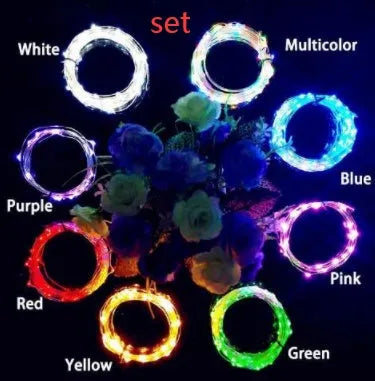 2M wine bottle light string with 20 LEDs on silver copper wire and bottle stopper