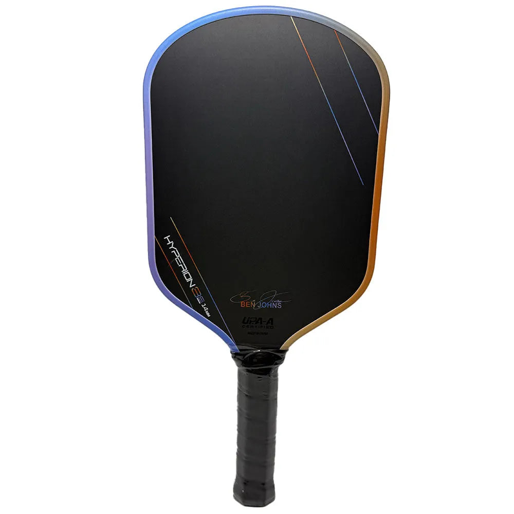 Aurora Multicolor Hyperion 3s pickleball racket with T700 carbon fibre construction and colour integrated matte surface