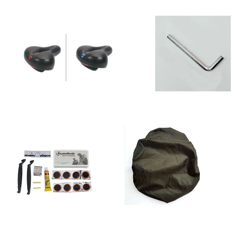 Bicycle saddle cushion with PU leather surface and spring suspension system for road and mountain bikes