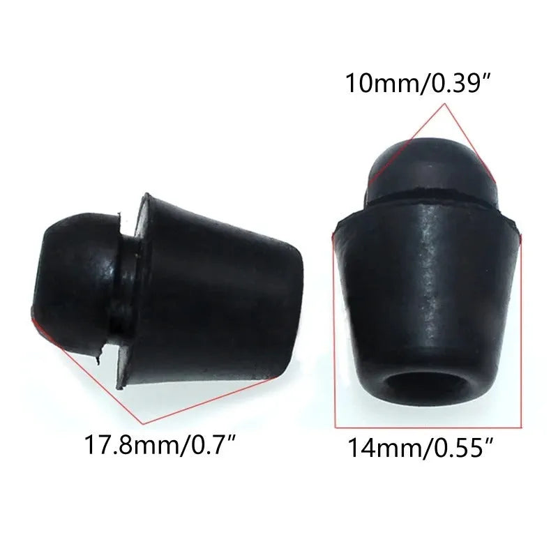 10 rubber automobile buckle buffers for vehicle cover shock absorption