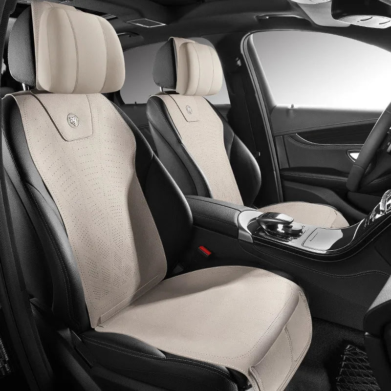 Tailored ultra thin car seat cover with gradient hole design in six colour options