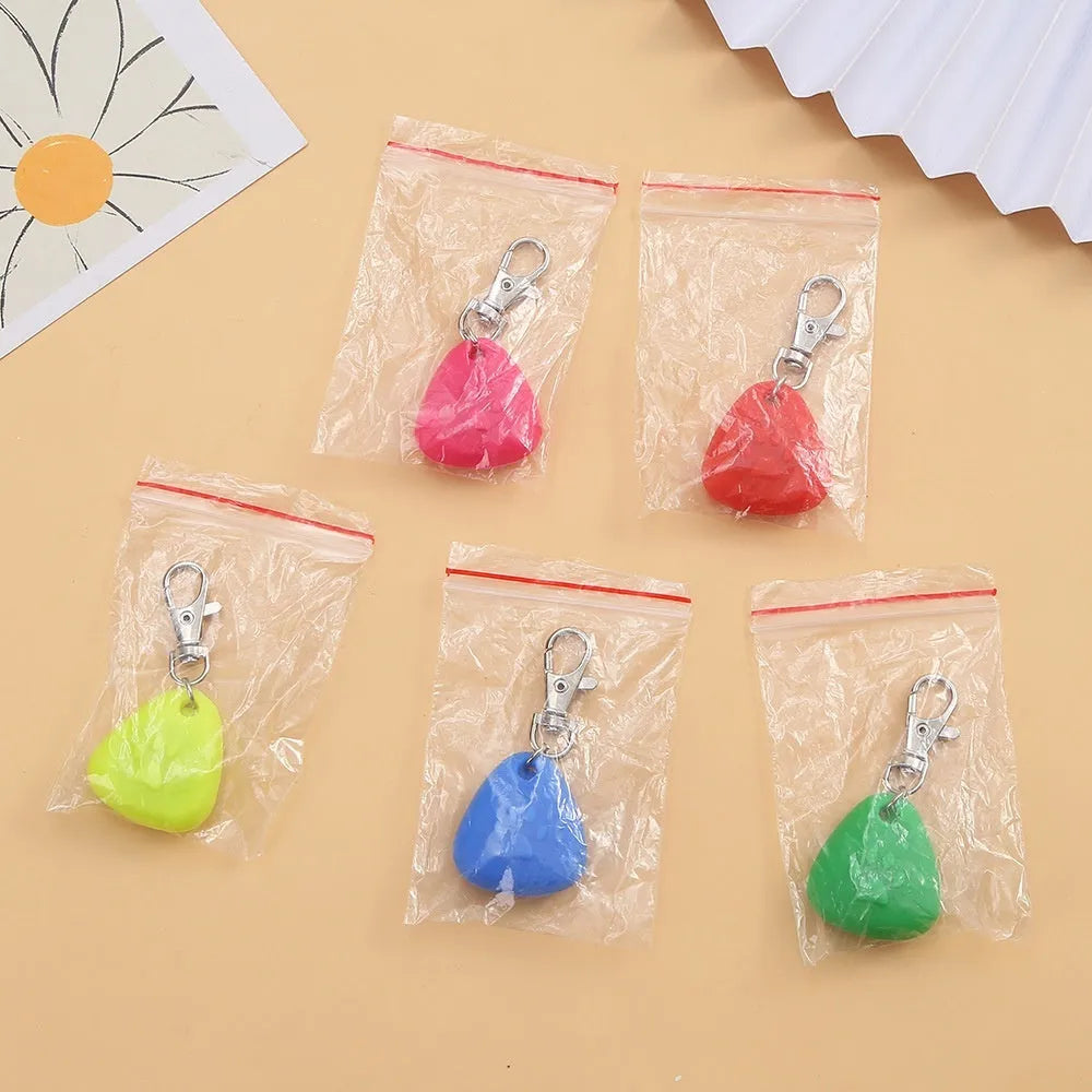 Silicone triangle pendant pet ornament in monochrome design with light-emitting feature
