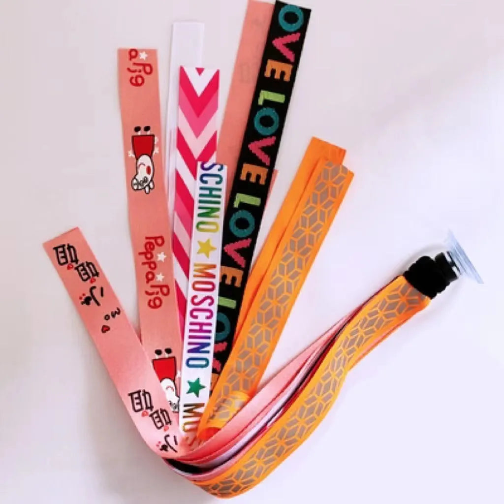 Children's decorative helmet streamer ribbon in multiple colours for roller skating and skiing safety gear.