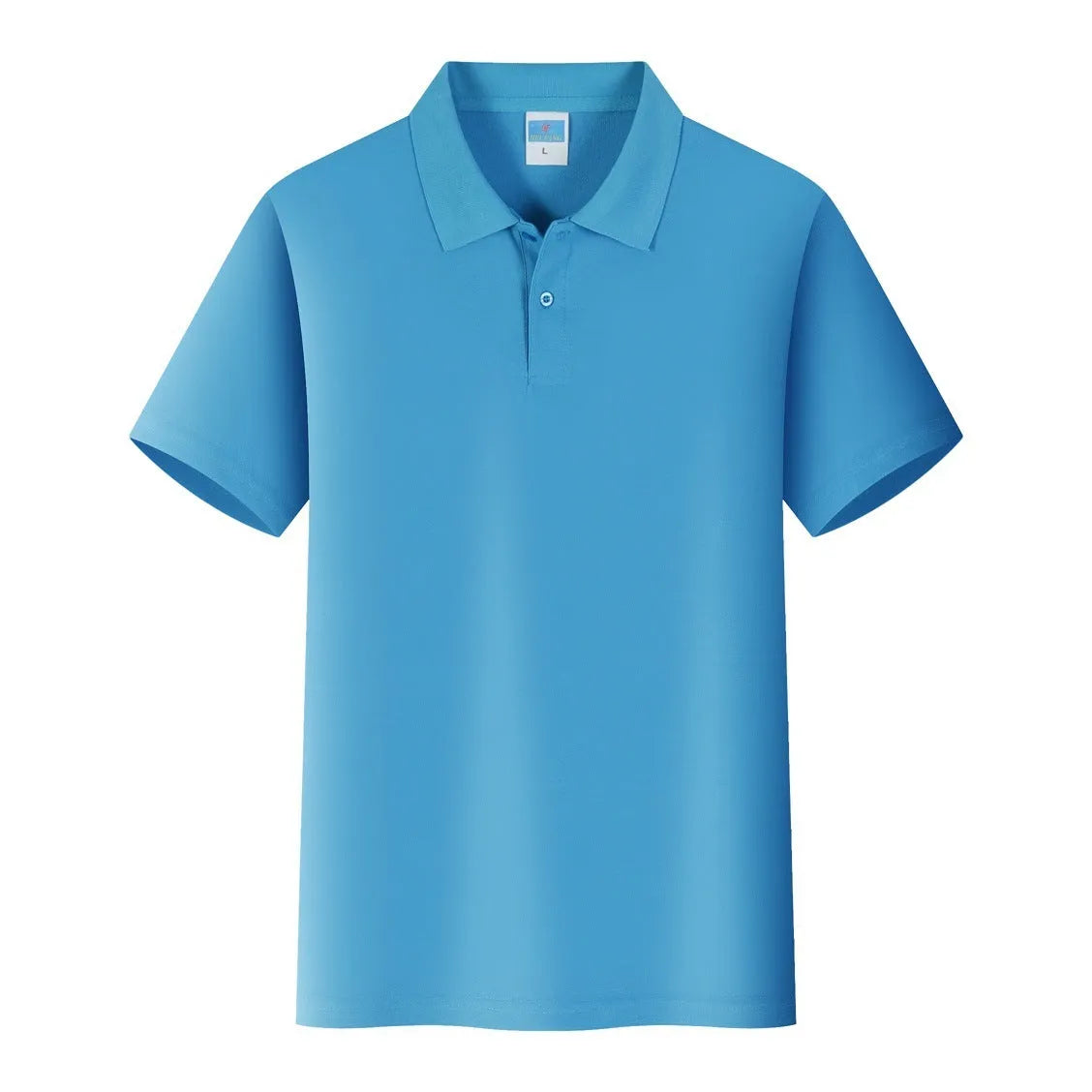 Short sleeved cotton work shirt in straight cut fit for embroidery and promotions.