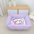 Dog winter cotton pet nest in fine velvet fabric with PP cotton filling showing colour options
