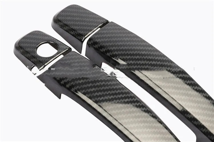 Carbon fibre pattern door handle decoration for Opel Vauxhall Astra, classic cruiser colour