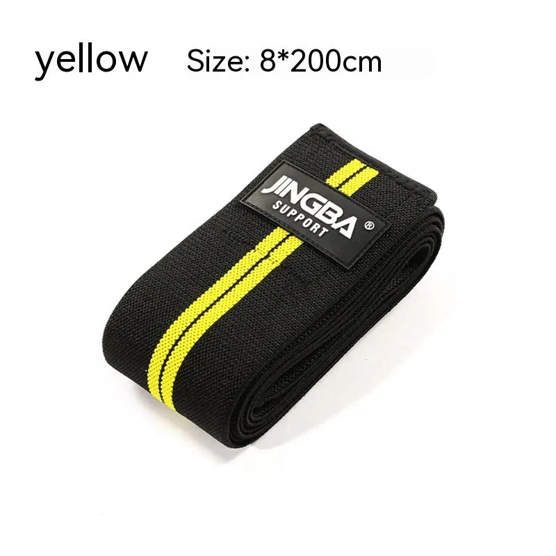 Adult adjustable knee pads for weightlifting and cycling sports protection in blue colour