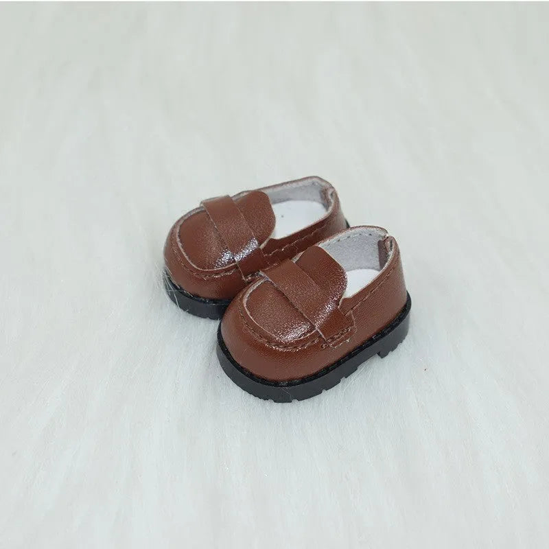 17CM doll replacement shoes in multiple styles including black boots and leather designs