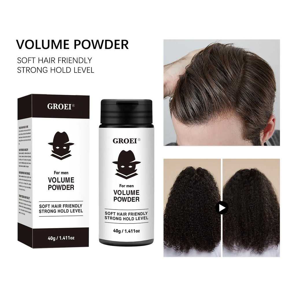 40g hair styling powder container for oil control and volume enhancement