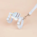 Bee-shaped cat harness and lead set in polyester with teddy bear motifs