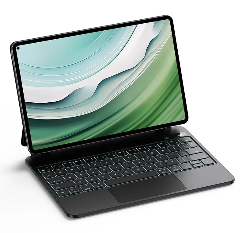 Huawei MatePad magnetic wireless keyboard protective cover in black with Bluetooth connectivity