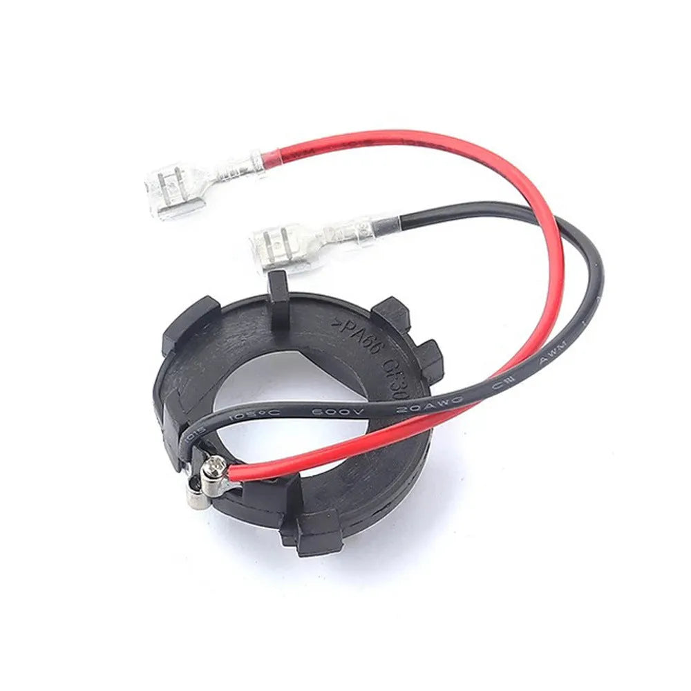 Black H7 LED headlight adapter bracket for Volkswagen Golf 5 Jetta MK5 GTI conversion kit