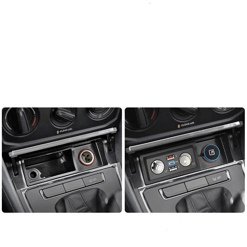 Lavida Polo Weiling compatible QC3.0 fast car charger for Android and Apple devices