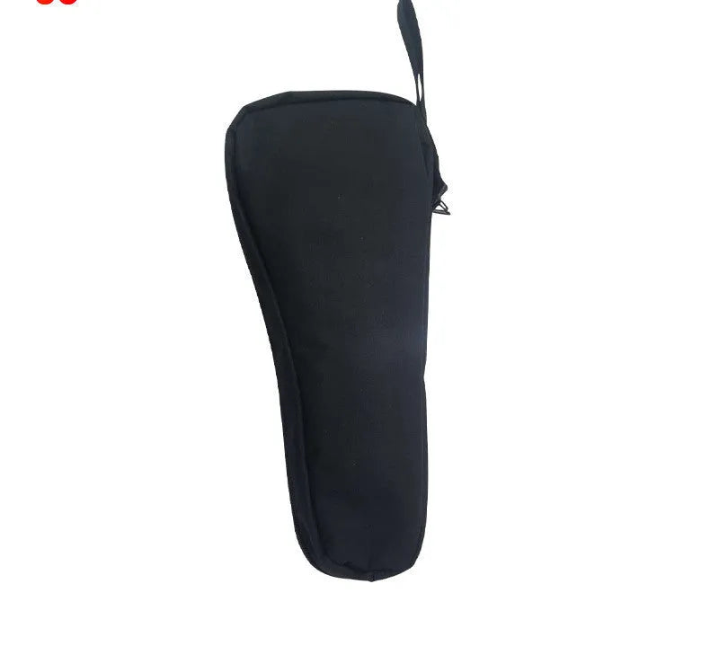Black cloth storage bag for mobile phone stabilizer accessories and camera equipment organisation