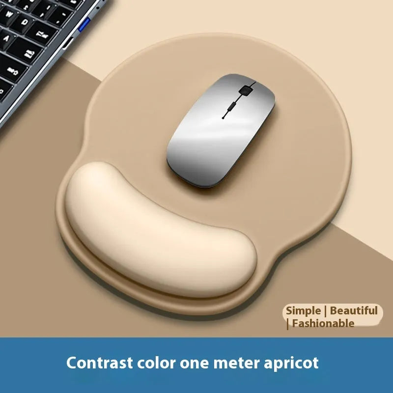 Gradient silicone wristband mouse mat with milk silk surface measuring 220mm by 250mm